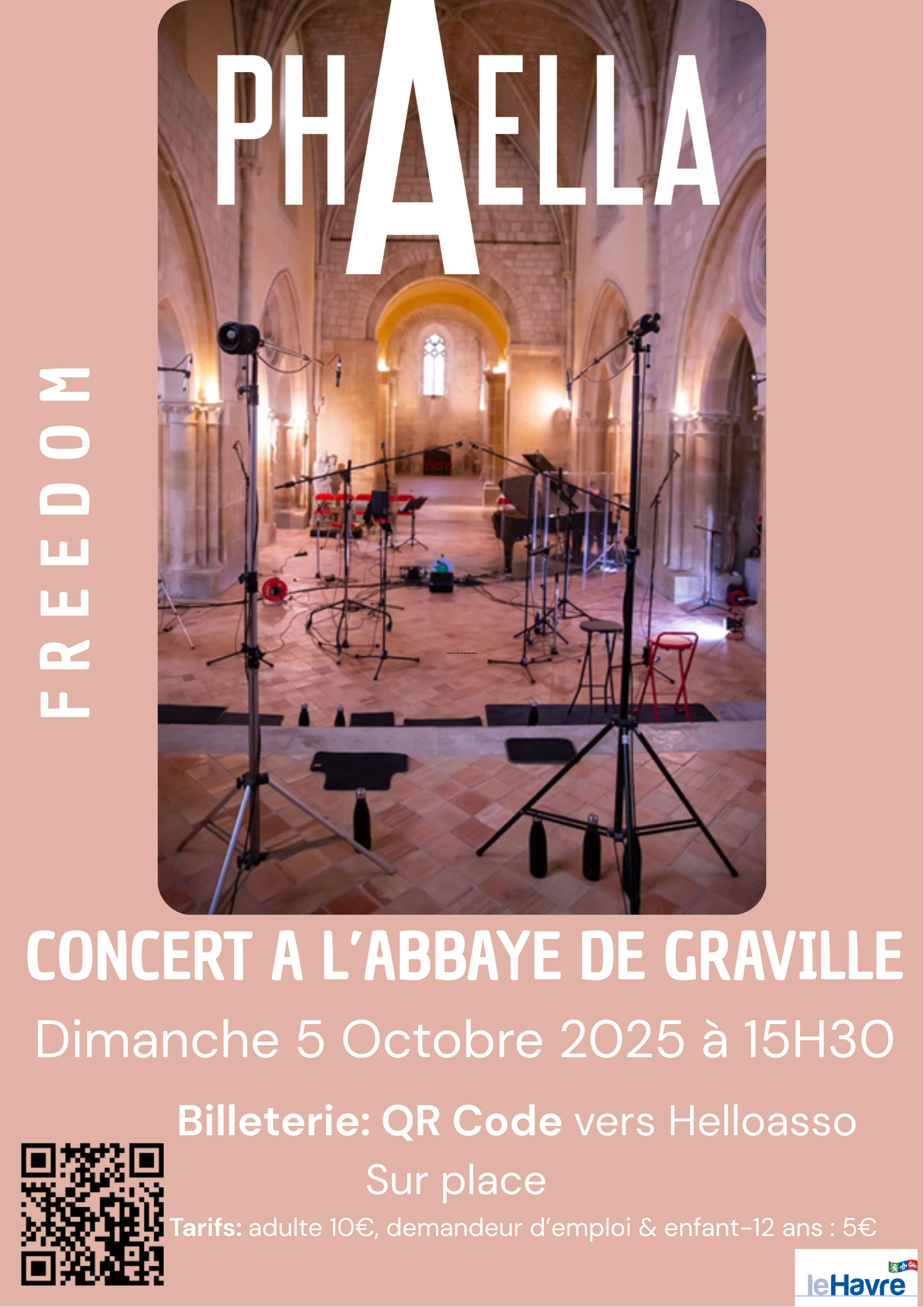 PHAELLA EN CONCERT A L’ABBAYE DE GRAVILLEe(6)
